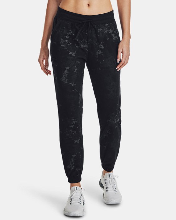 Women's UA Journey Terry Pants in Black image number 0